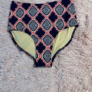 Cabana Life Navy and Cream Swimwear#1